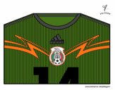 Camiseta del mundial de fútbol 2014 de México