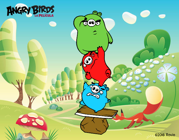 Cerdos verdes de Angry Birds