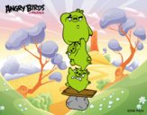 Cerdos verdes de Angry Birds