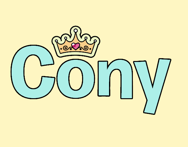 Dibujo Cony pintado por mangli