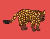 Dibujo El guepardo pintado por amalia