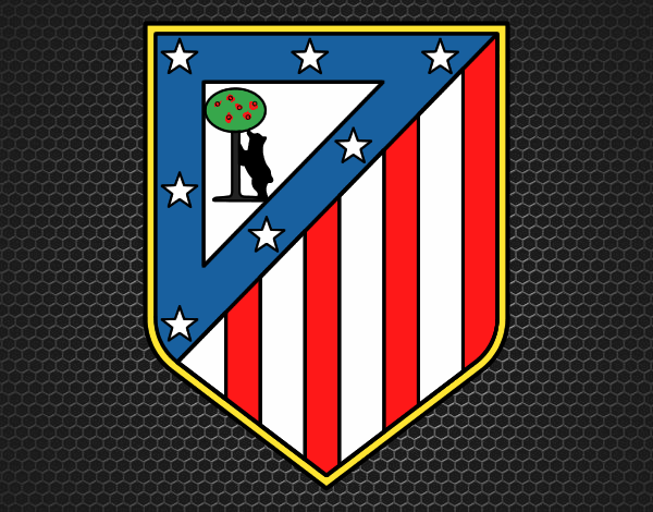 Dibujo Escudo del Club Atlético de Madrid pintado por brendibu
