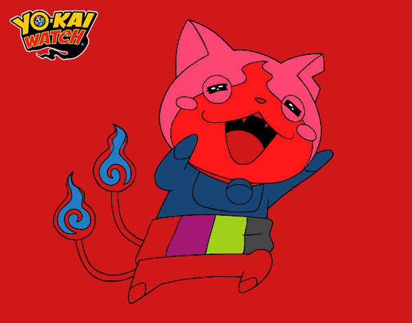 Jibanyan super feliz