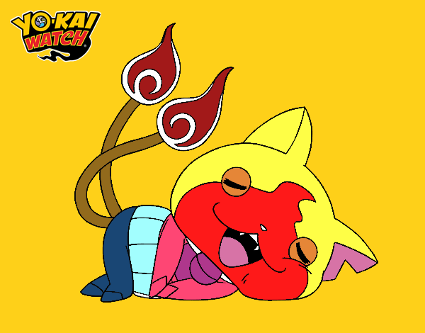 Jibanyan tumbado