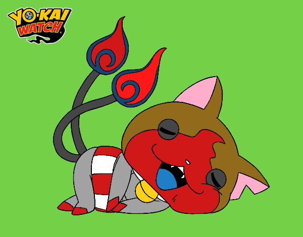 Jibanyan tumbado