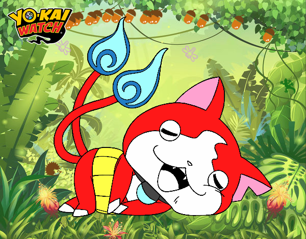 Jibanyan tumbado