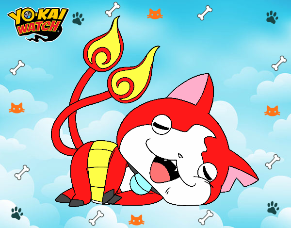 Jibanyan tumbado