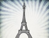 Dibujo La torre Eiffel pintado por luciboom20