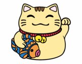 Maneki-neko de la abundancia