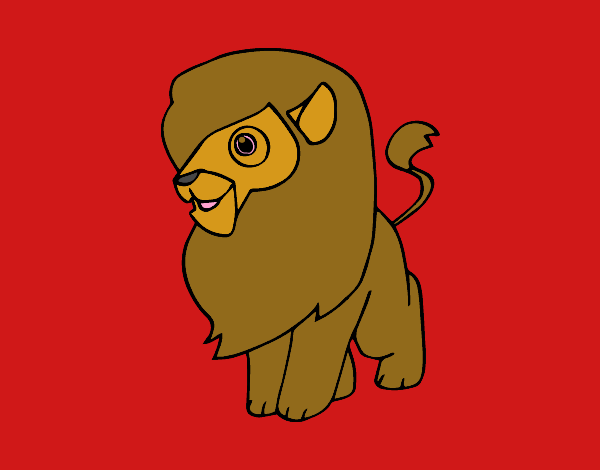 Un león