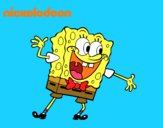 Bob Esponja saludando