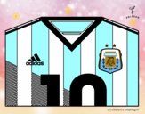 Camiseta del mundial de fútbol 2014 de Argentina