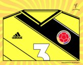 Camiseta del mundial de fútbol 2014 de Colombia