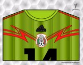 Camiseta del mundial de fútbol 2014 de México