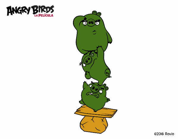 Cerdos verdes de Angry Birds