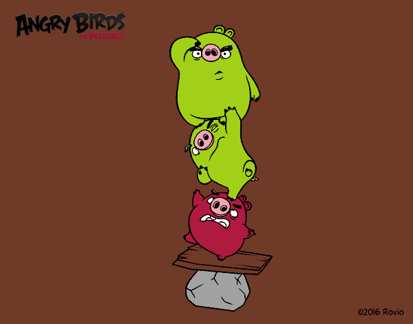 Cerdos verdes de Angry Birds