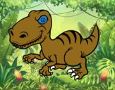 Dinosaurio velociraptor