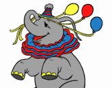 Elefante con 3 globos