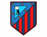 Dibujo Escudo del Club Atlético de Madrid pintado por anthonny