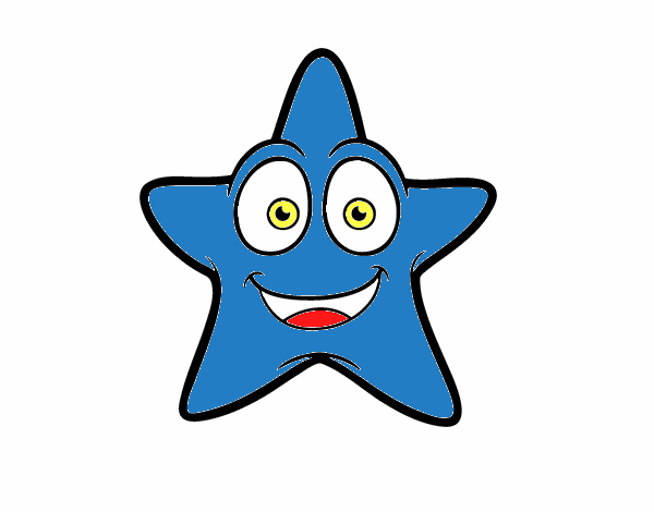 Estrella de mar sonriente