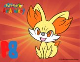 Dibujo Fennekin pintado por snow8