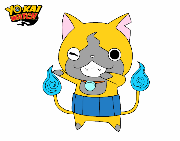 Yo-kai watch esta guiñando el ojo