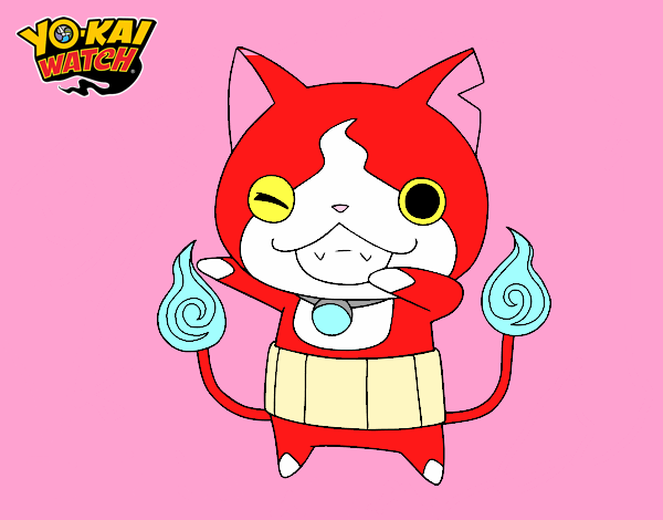 Jibanyan guiñando el ojo