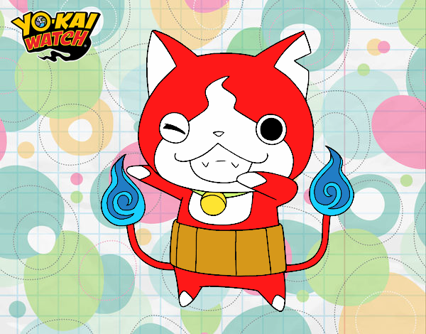 JIBANYAN  guiñando el ojo.!!! siii