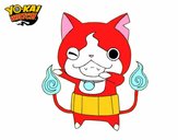 Dibujo Jibanyan guiñando el ojo pintado por noke