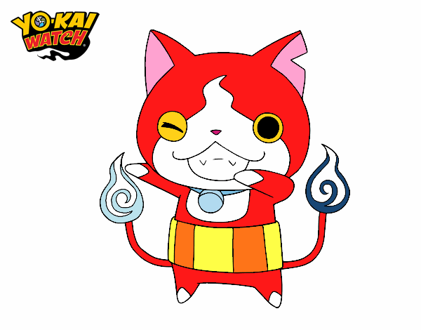 Jibanyan guiñando el ojo