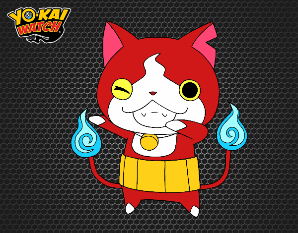 Jibanyan guiñando el ojo