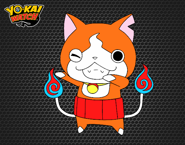 Jibanyan guiñando el ojo