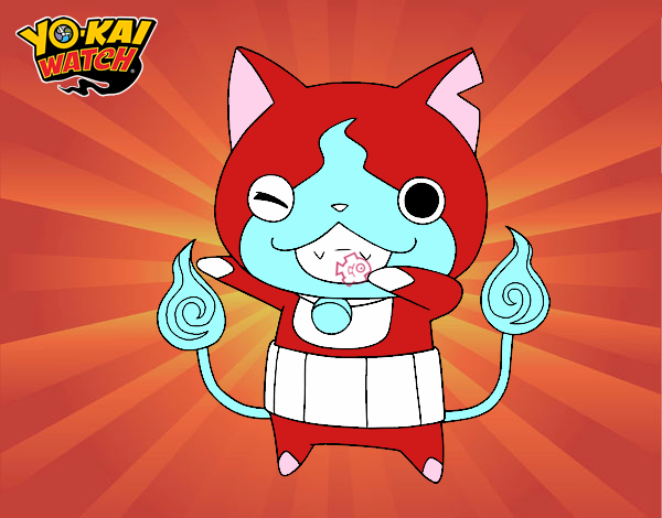 Jibanyan guiñando el ojo