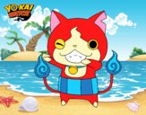 Jibanyan guiñando el ojo