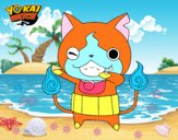 Jibanyan guiñando el ojo