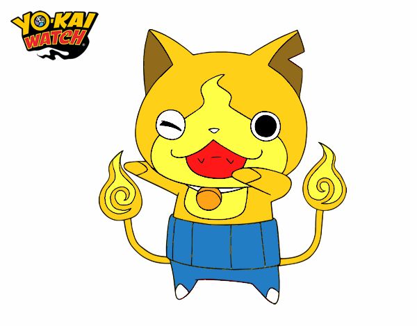 Jibanyan guiñando el ojo