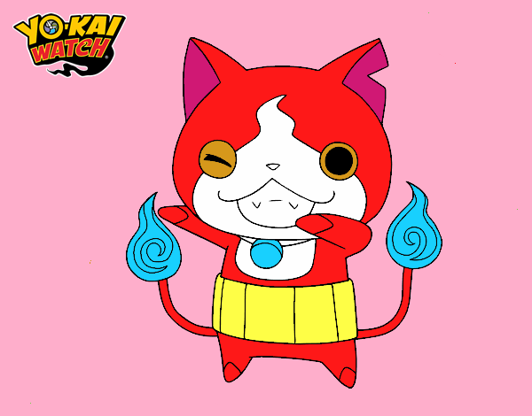 Jibanyan guiñando el ojo