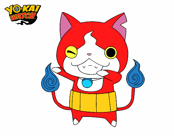 Jibanyan guiñando el ojo