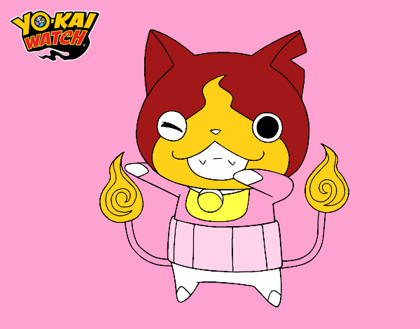 Jibanyan guiñando el ojo