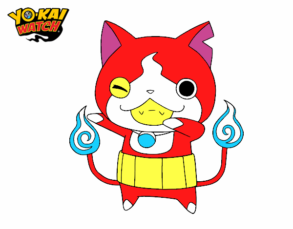 Jibanyan guiñando el ojo