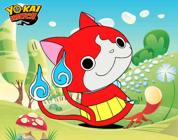 Jibanyan sentado