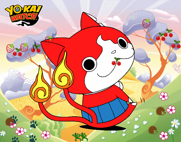 Jibanyan sentado