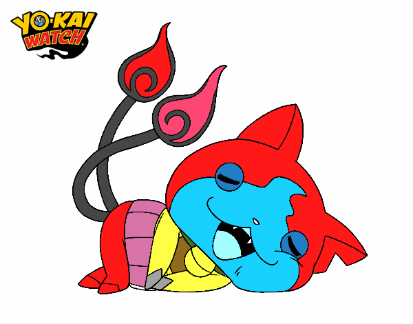 Jibanyan tumbado