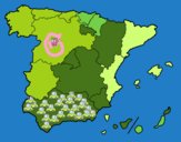 Dibujo Las Comunidades Autónomas de España pintado por matimanent