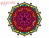 Dibujo Mandala para meditar pintado por colibri33