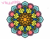 Dibujo Mandala reunión pintado por colibri33