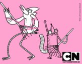 Mordecai y Rigby