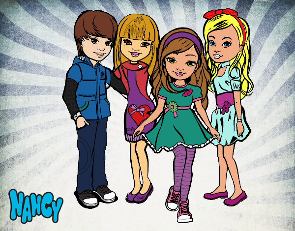 enith, cloe, carl y sofia 