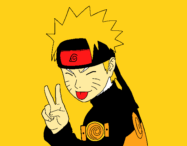 Naruto sacando lengua