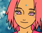 Sakura Haruno red